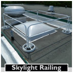 SKYLIGHT GUARDING WITH SRC 360 MOBILE SAFETY RAILING