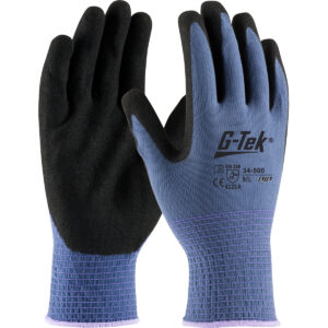 G-Tek-Seamless Knit Nylon Glove with Nitrile Coated Micro Surface Grip on Palm & Fingers #34-500-XL