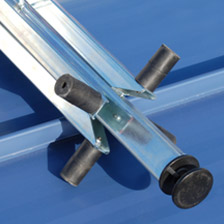 Tie Down Warning Line System With 100 ft. of Pennants and 4 Support Legs