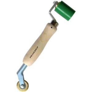 1-1/3 in. x 1-3/4 in. x 1/4 in. x 1 in. Silicone Seam Roller, Brass 2-in-1