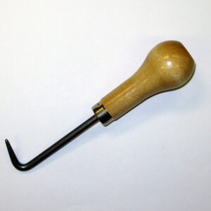 Seam Tester 7" Length, Hook Ext. 3-1/4" dia., Wood Handle #MM21031