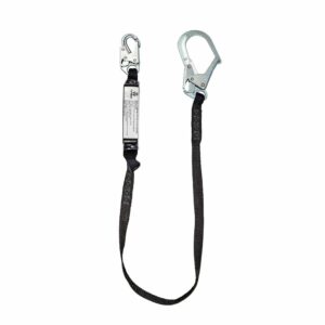 PRO 6' 400 lb. Energy Absorbing Lanyard w/ Rebar Hook