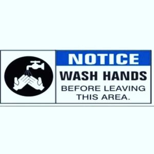 Notice Banner 24" X 60" Tear Resistant Banner with Grommets